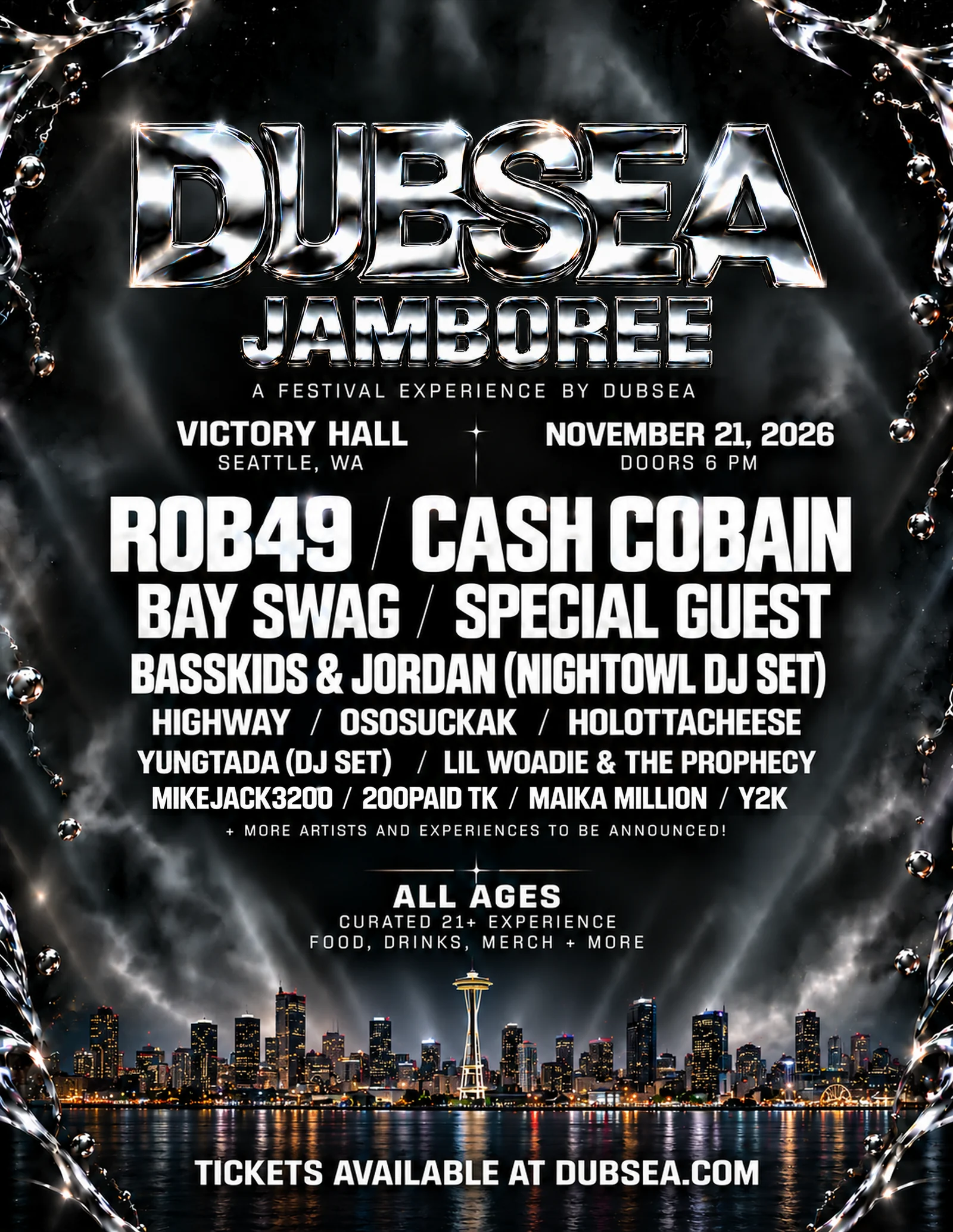 Dubsea Jamboree 2026 official event flyer