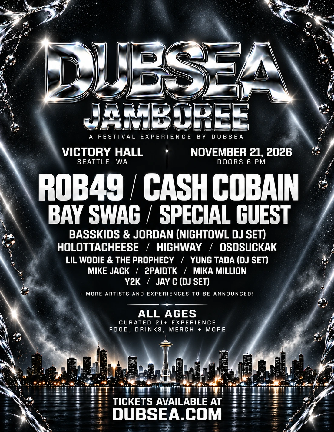 Dubsea Jamboree 2026 official event flyer